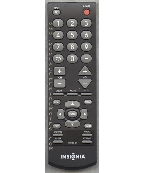 Insignia RCV200A TV Remote Control