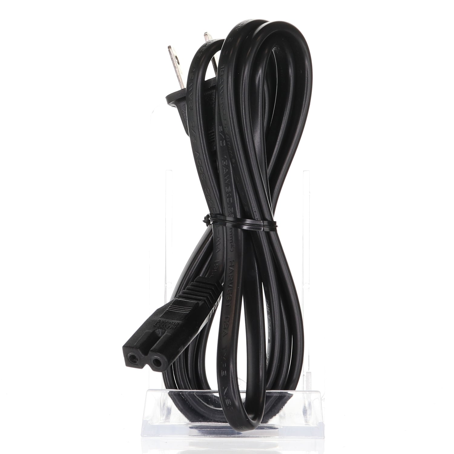Insignia & Toshiba Fire TV AC Power Cable Polarized Figure-8 C7 Female Connector - 6-Feet - GA05009081I