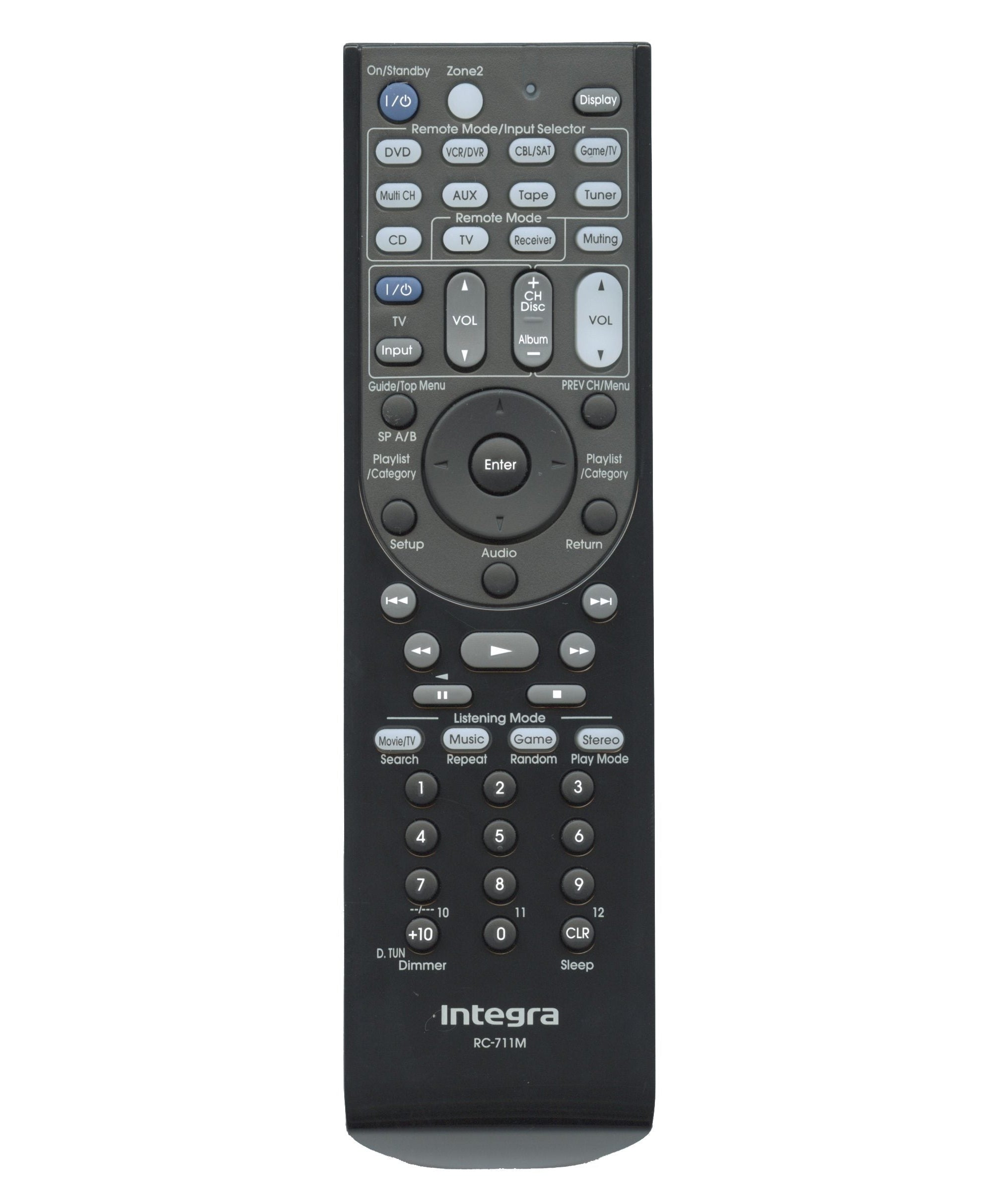 Integra RC711M Receiver Remote Control