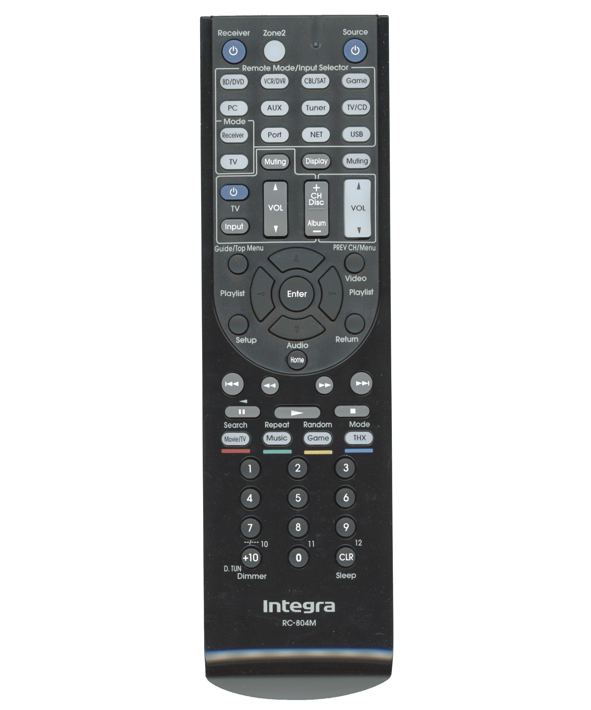 Integra RC804M / 24140804 A/V Receiver Remote Control
