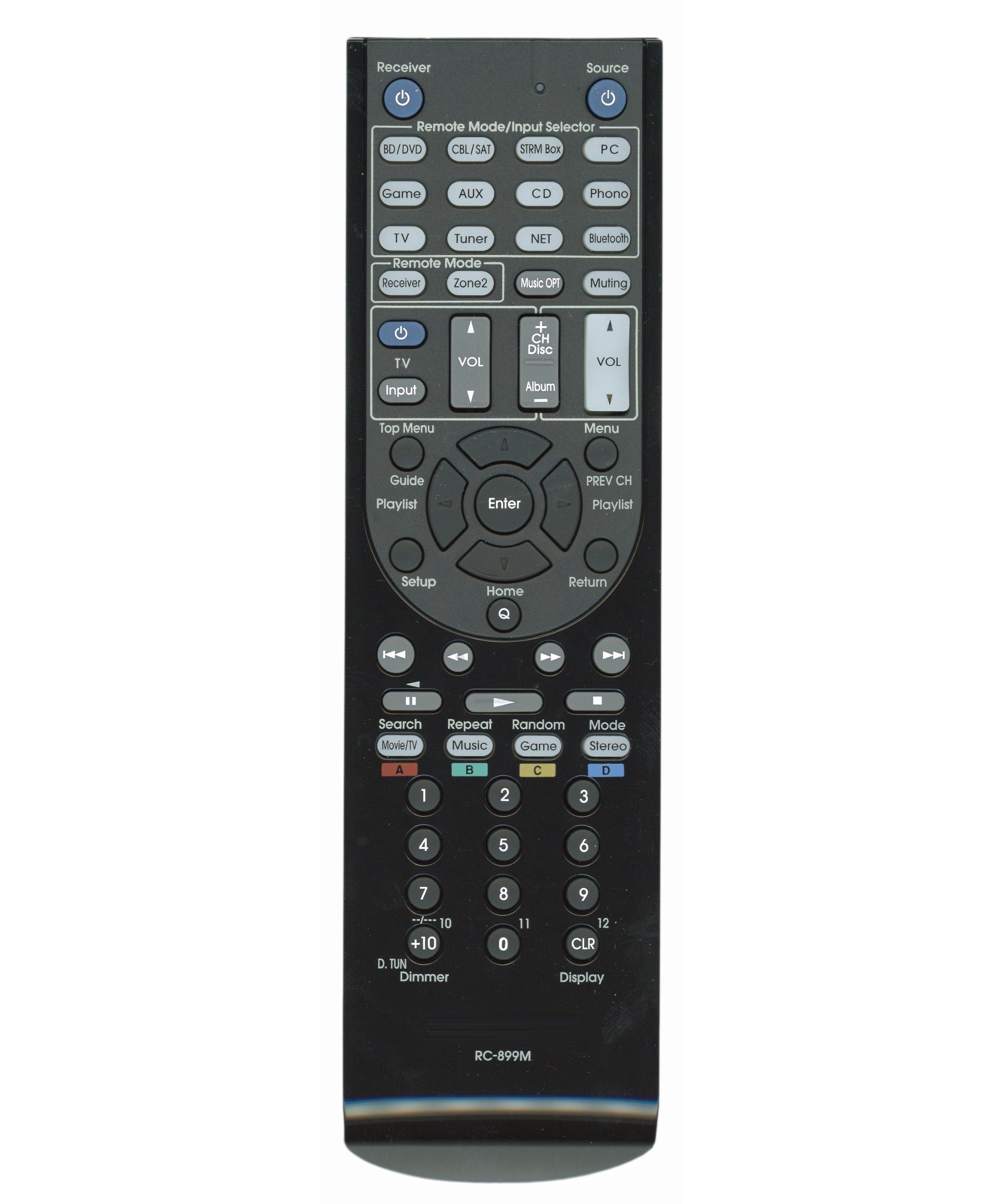 Integra RC899M A/V Receiver Remote Control - 24140899
