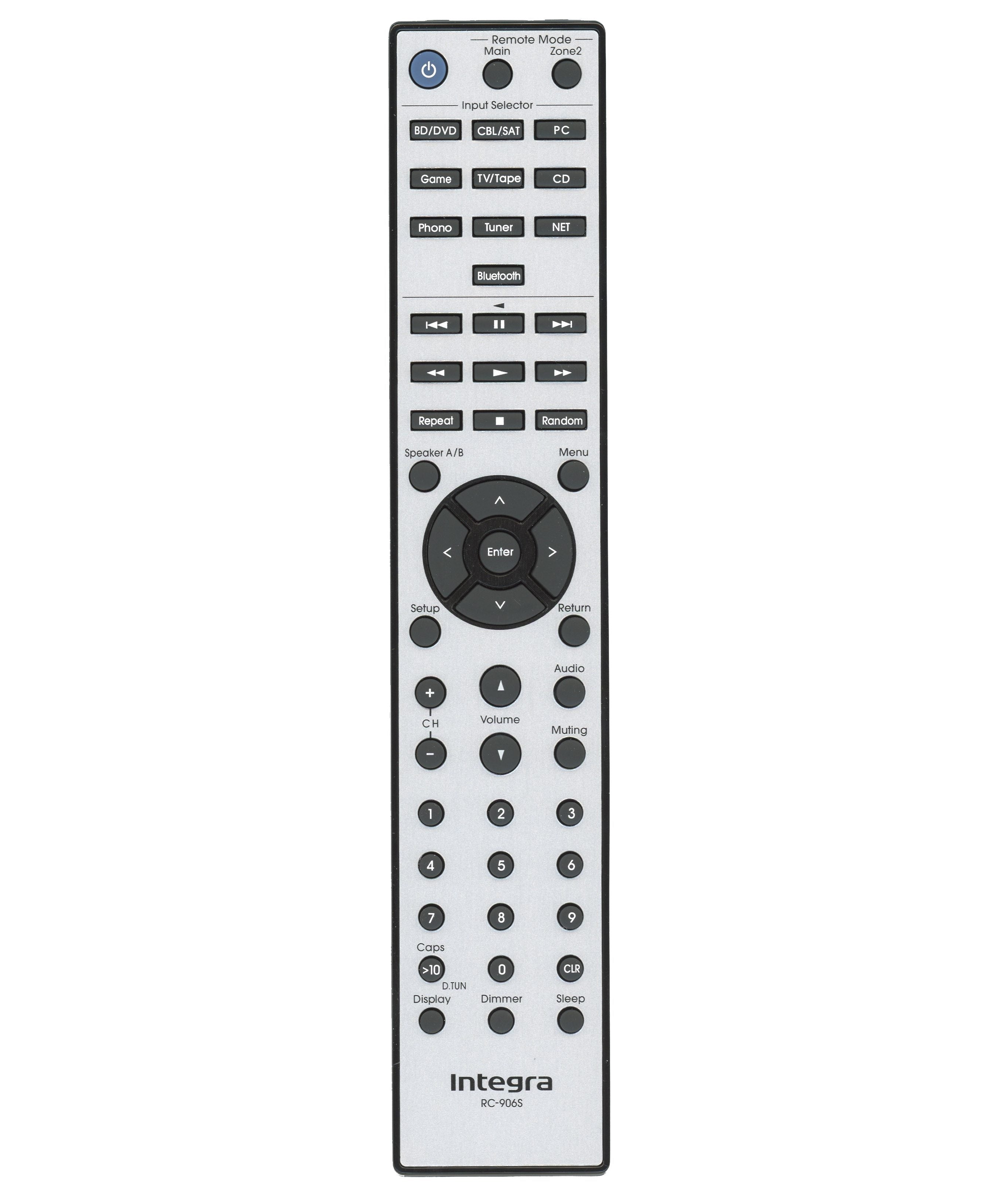 Integra RC906S Receiver Remote Control - 24140906