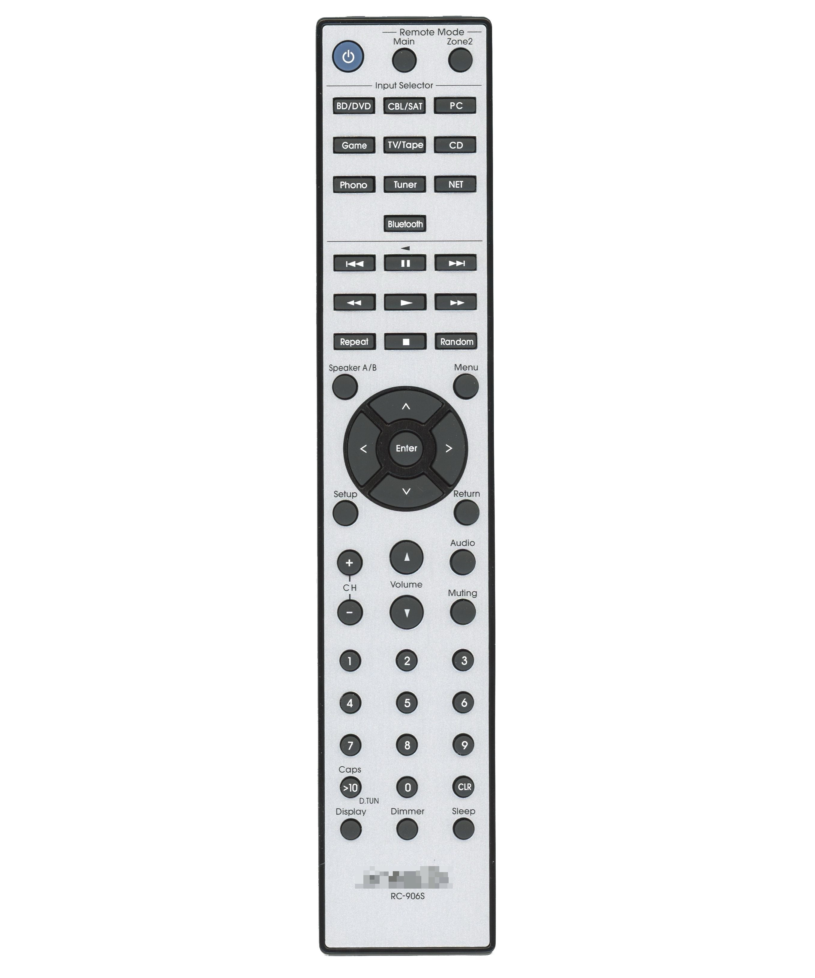 Integra RC906S Receiver Remote Control - 24140906