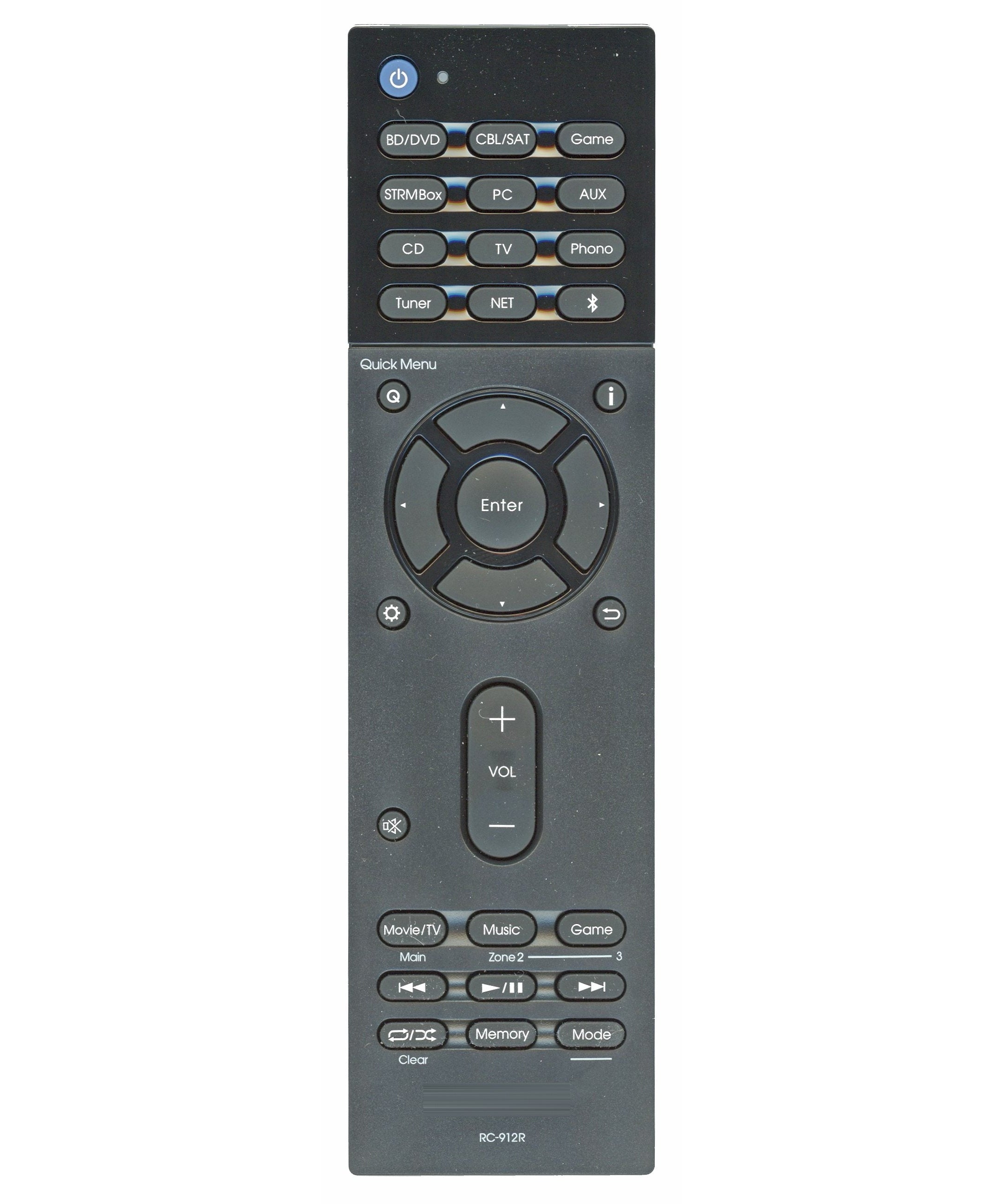 Integra RC912R Receiver Remote Control - 24140912 DRX 3.1, DRX31