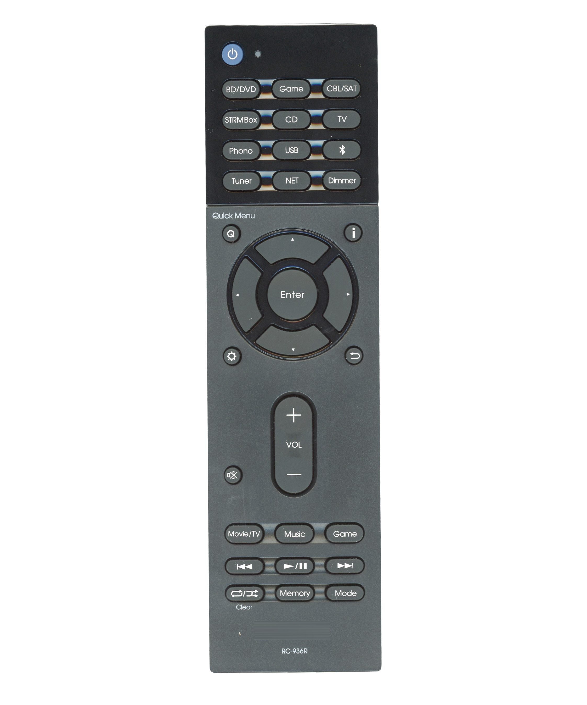 Integra RC936R A/V Receiver Remote Control – 24140936