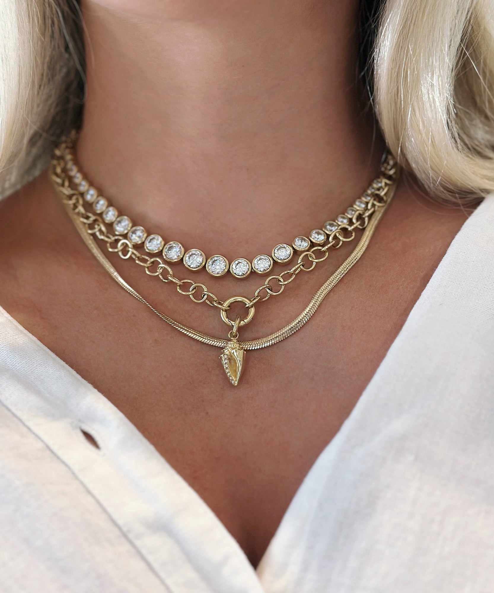 Y Necklace Interchangeable Base