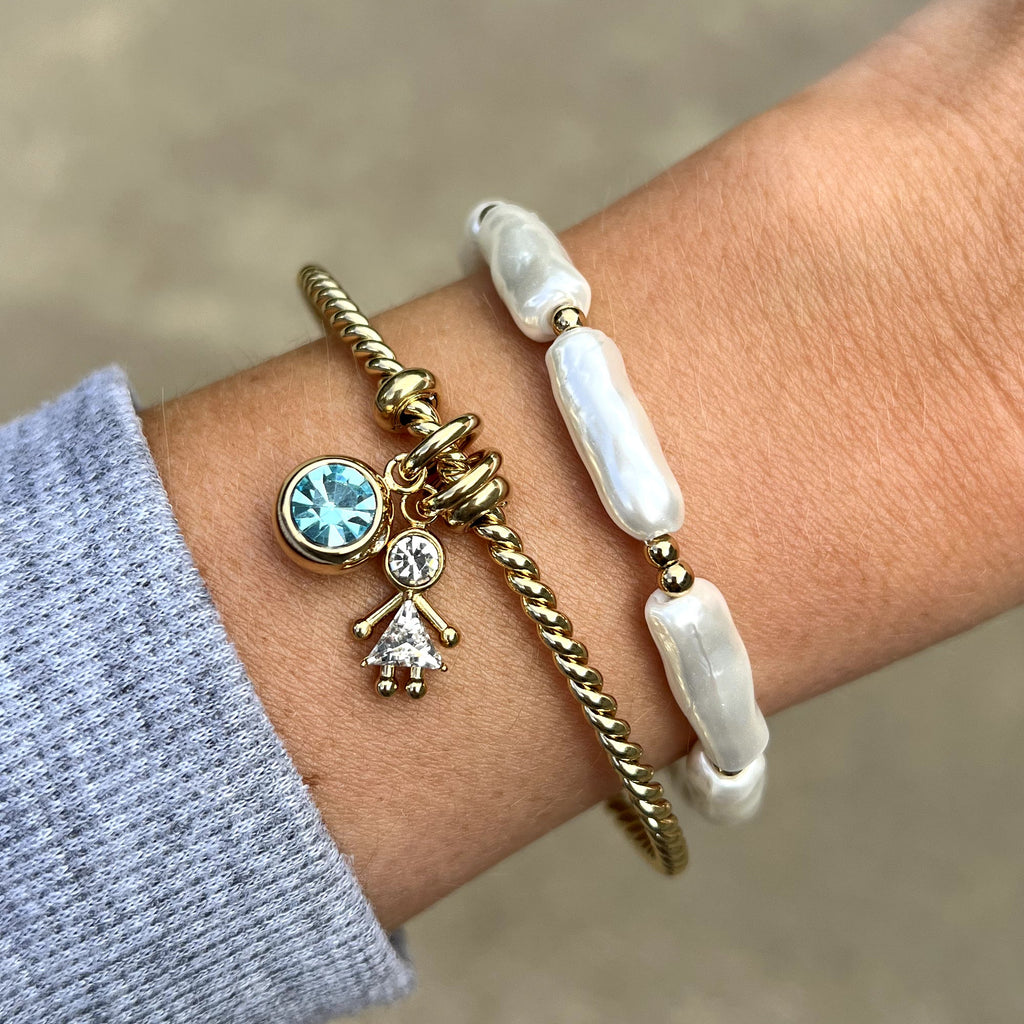 March Birthstone Interchangeable Charm