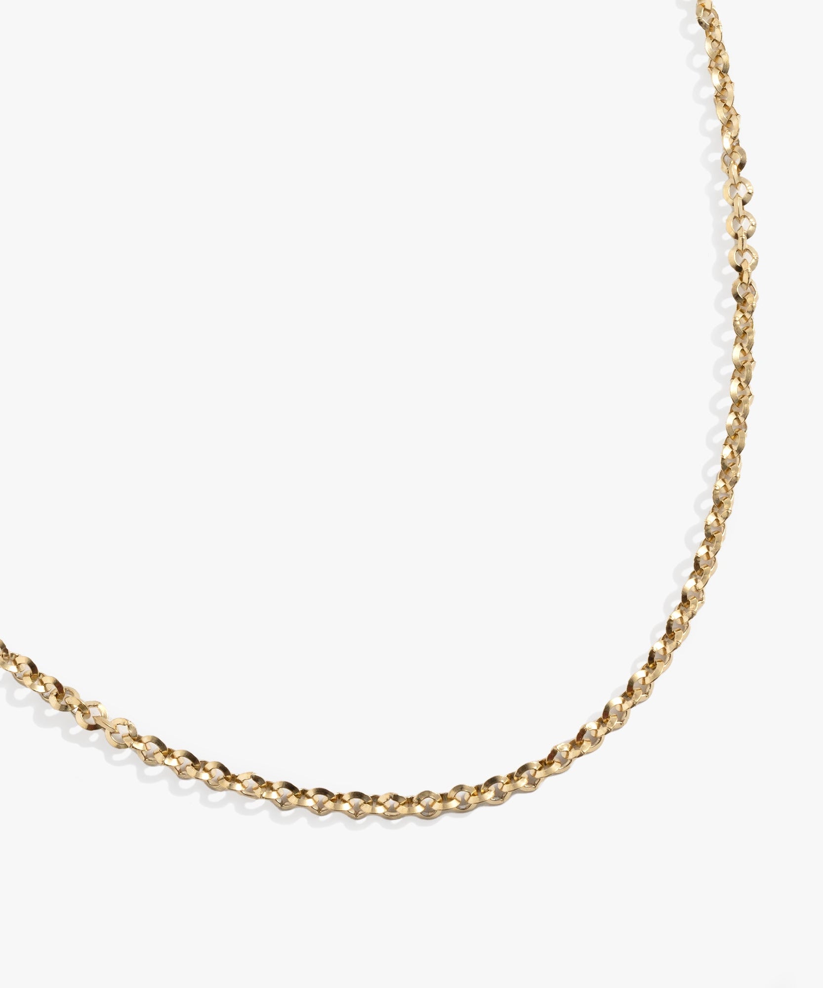 Faceted Rolo Charm & Layering Necklace