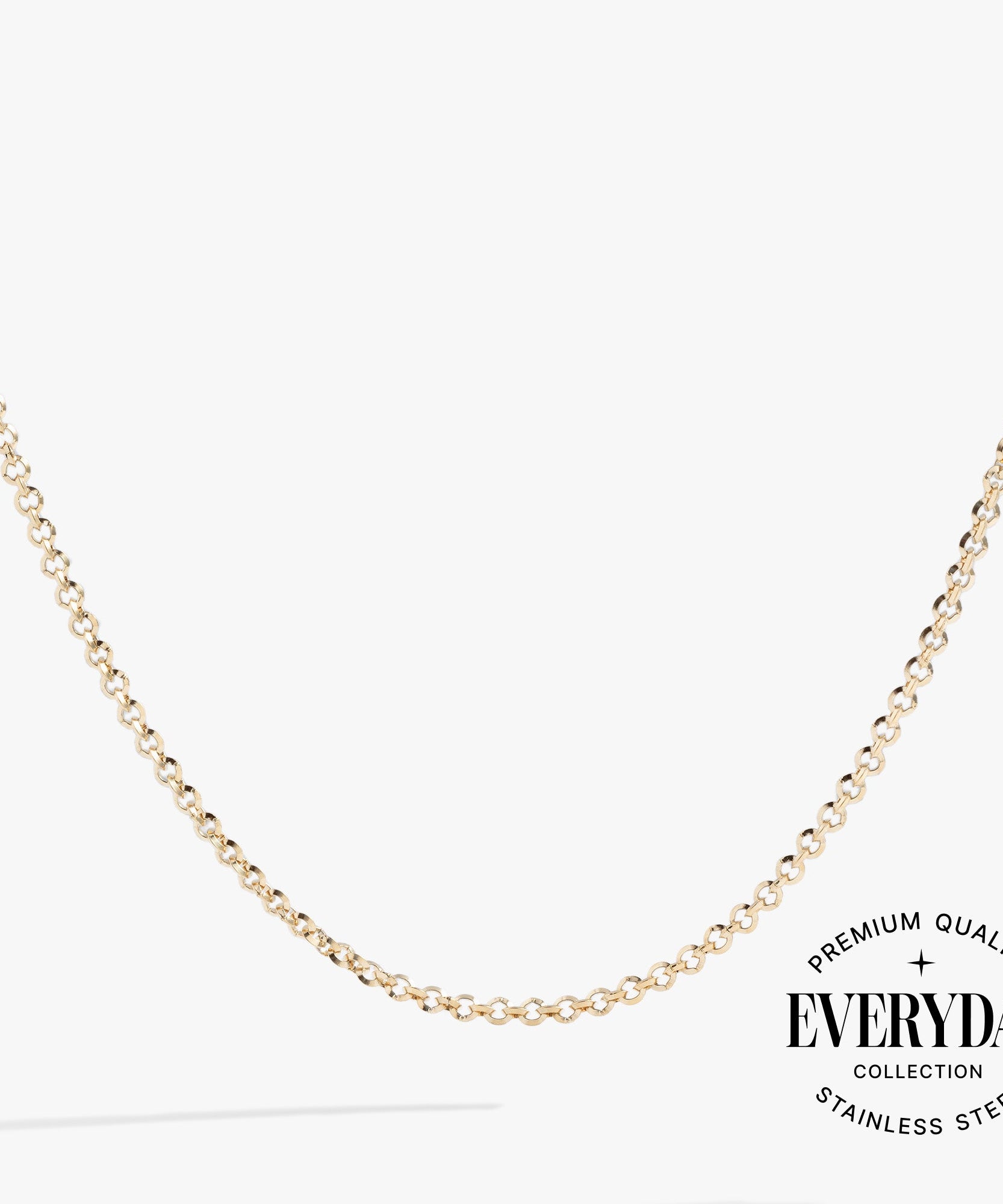 Faceted Rolo Charm & Layering Necklace