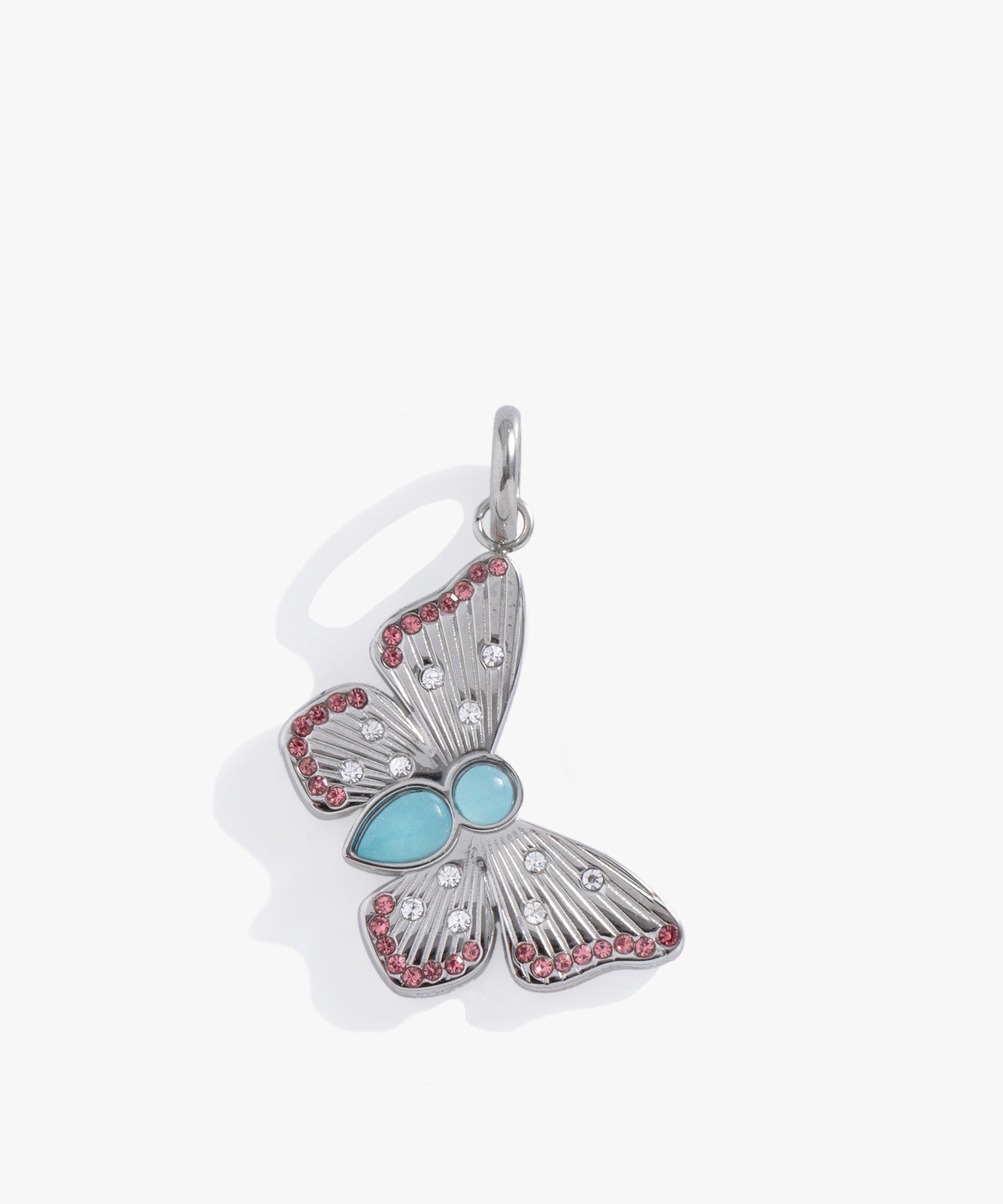 Gemstone Butterfly Interchangeable Charm