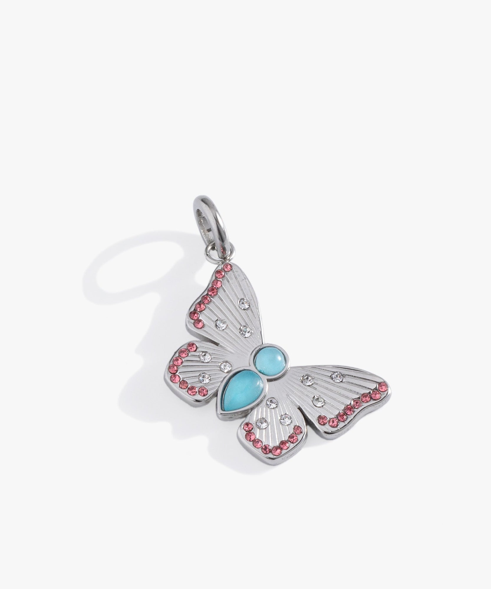 Gemstone Butterfly Interchangeable Charm