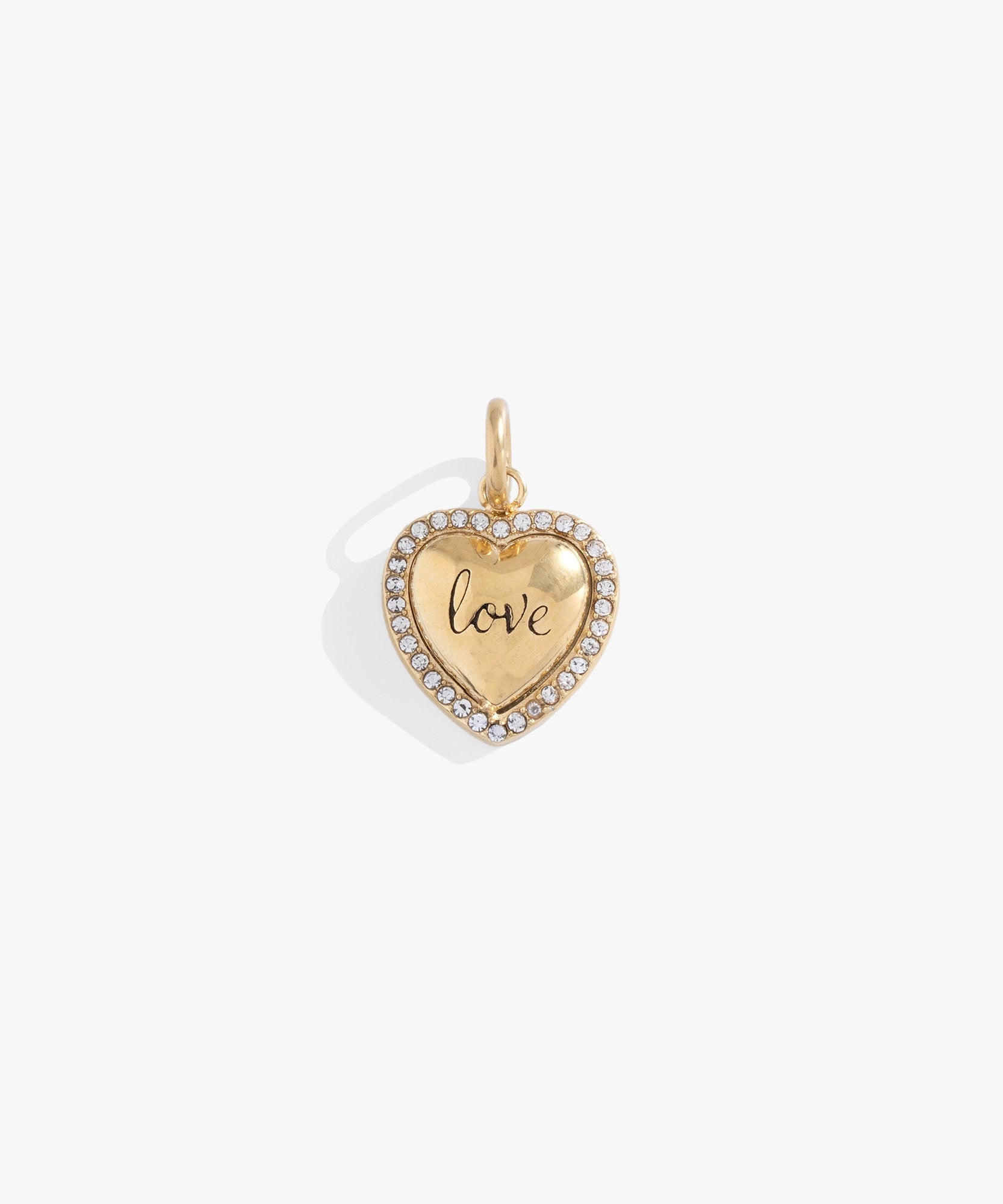 Love Pave Heart Interchangeable Charm