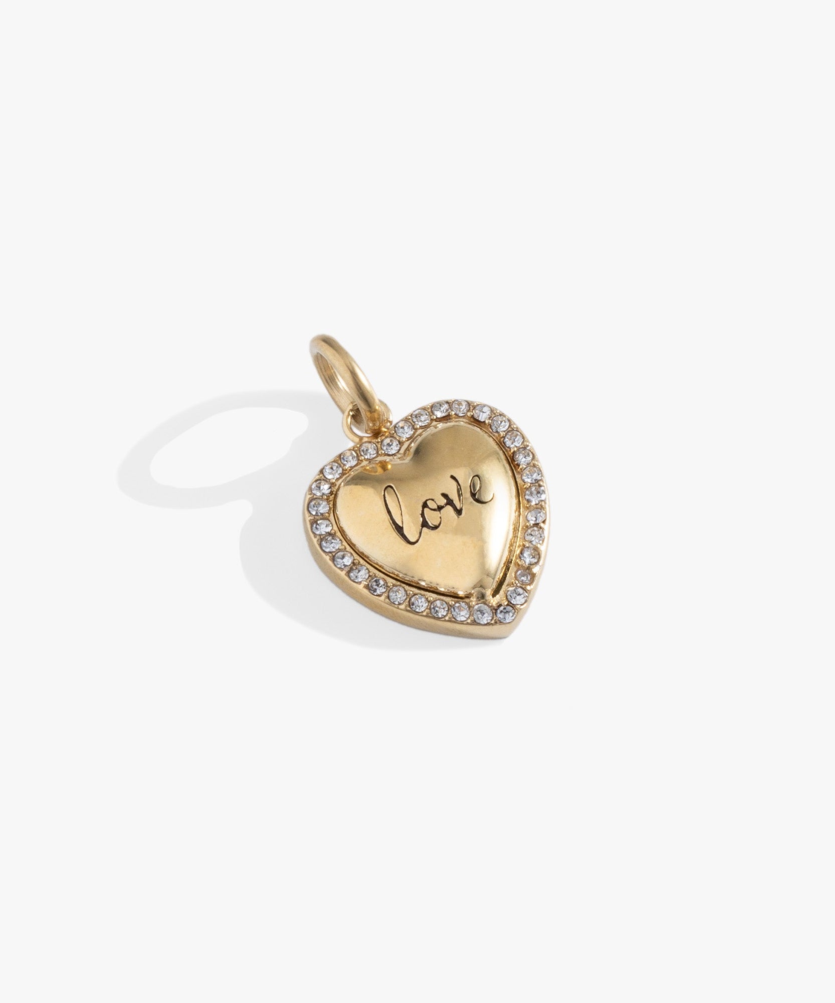 Love Pave Heart Interchangeable Charm