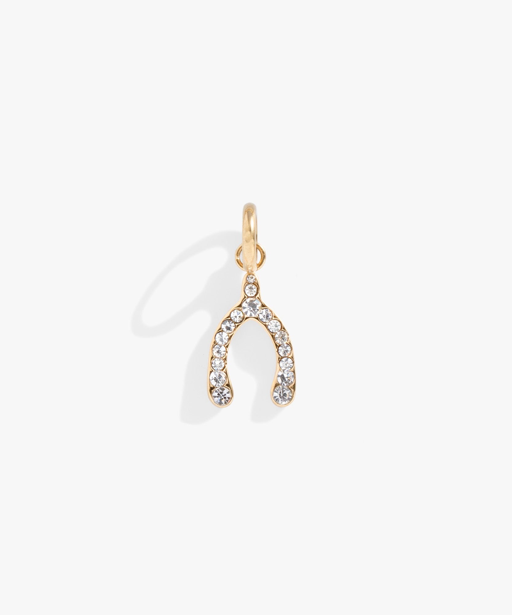Pave Wishbone Interchangeable Charm