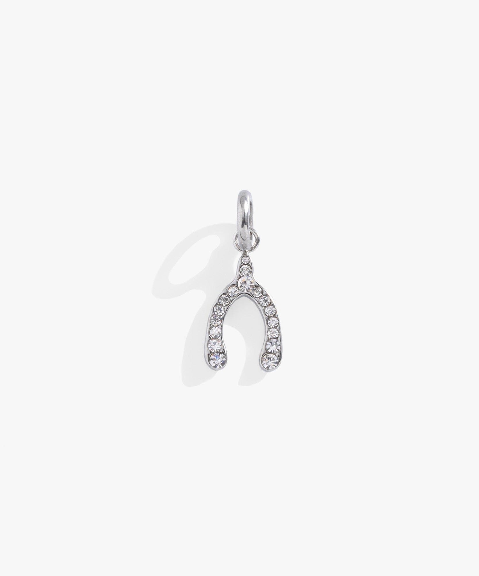 Pave Wishbone Interchangeable Charm