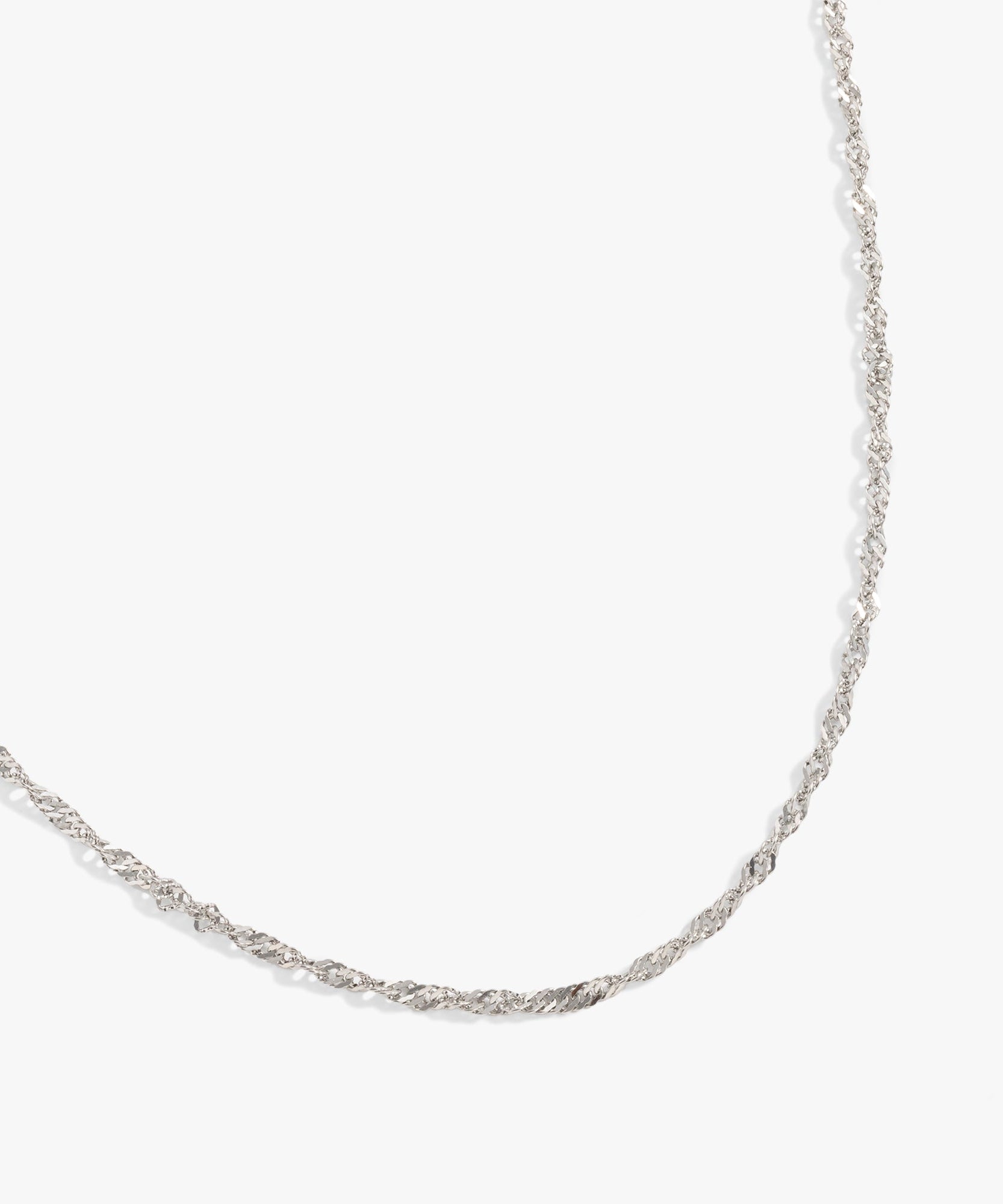 Singapore Chain Charm & Layering Necklace