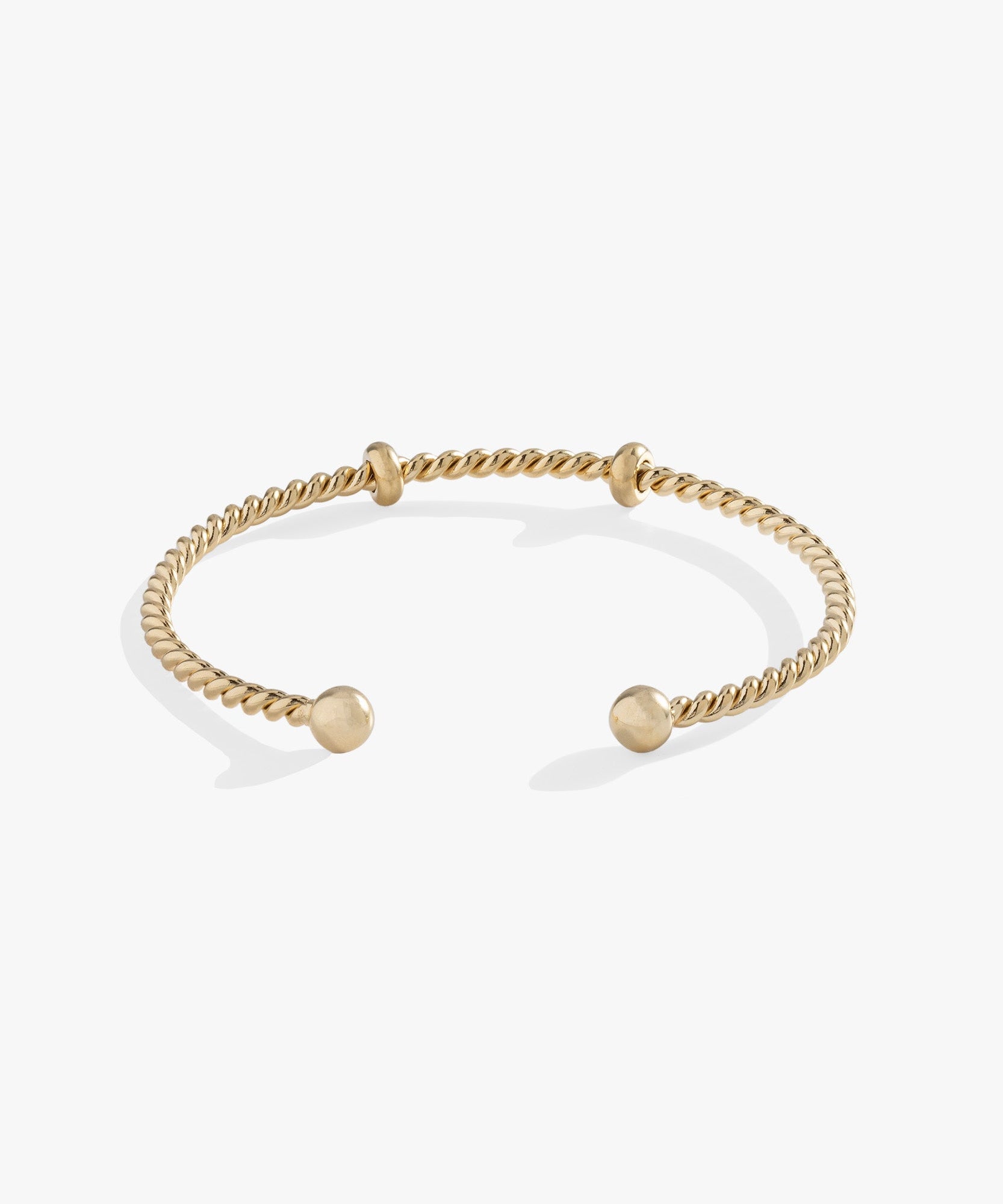 French Rope Charm Bracelet Cuff