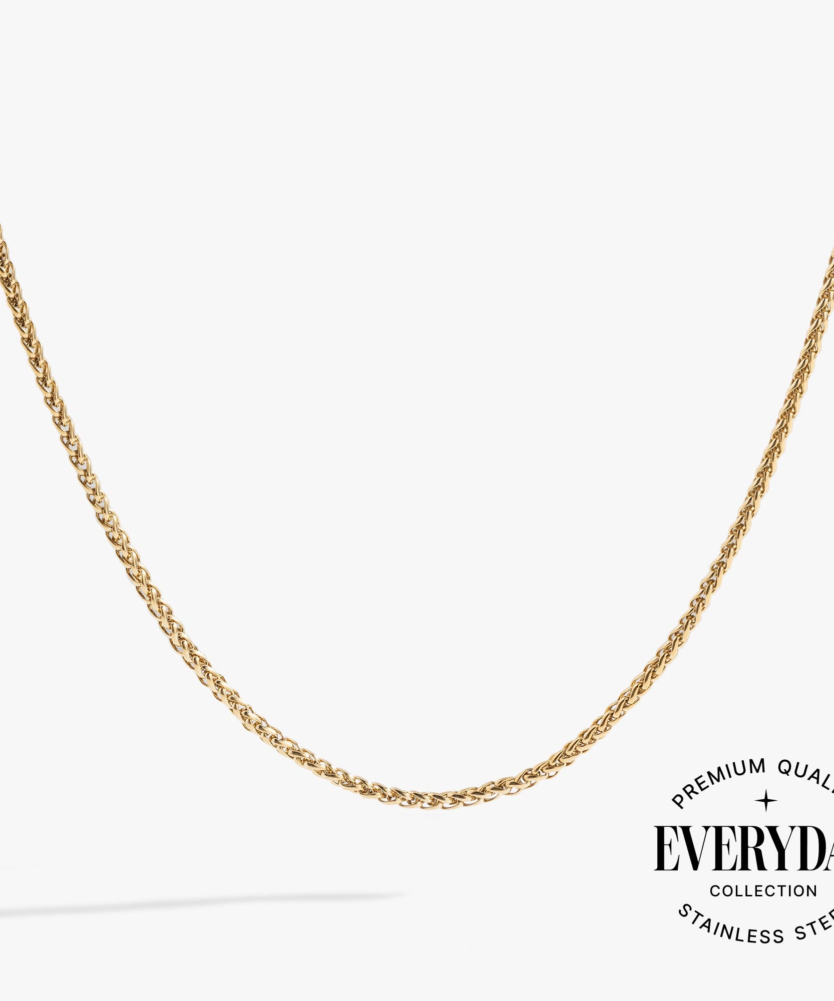Wheat Chain Charm & Layering Necklace