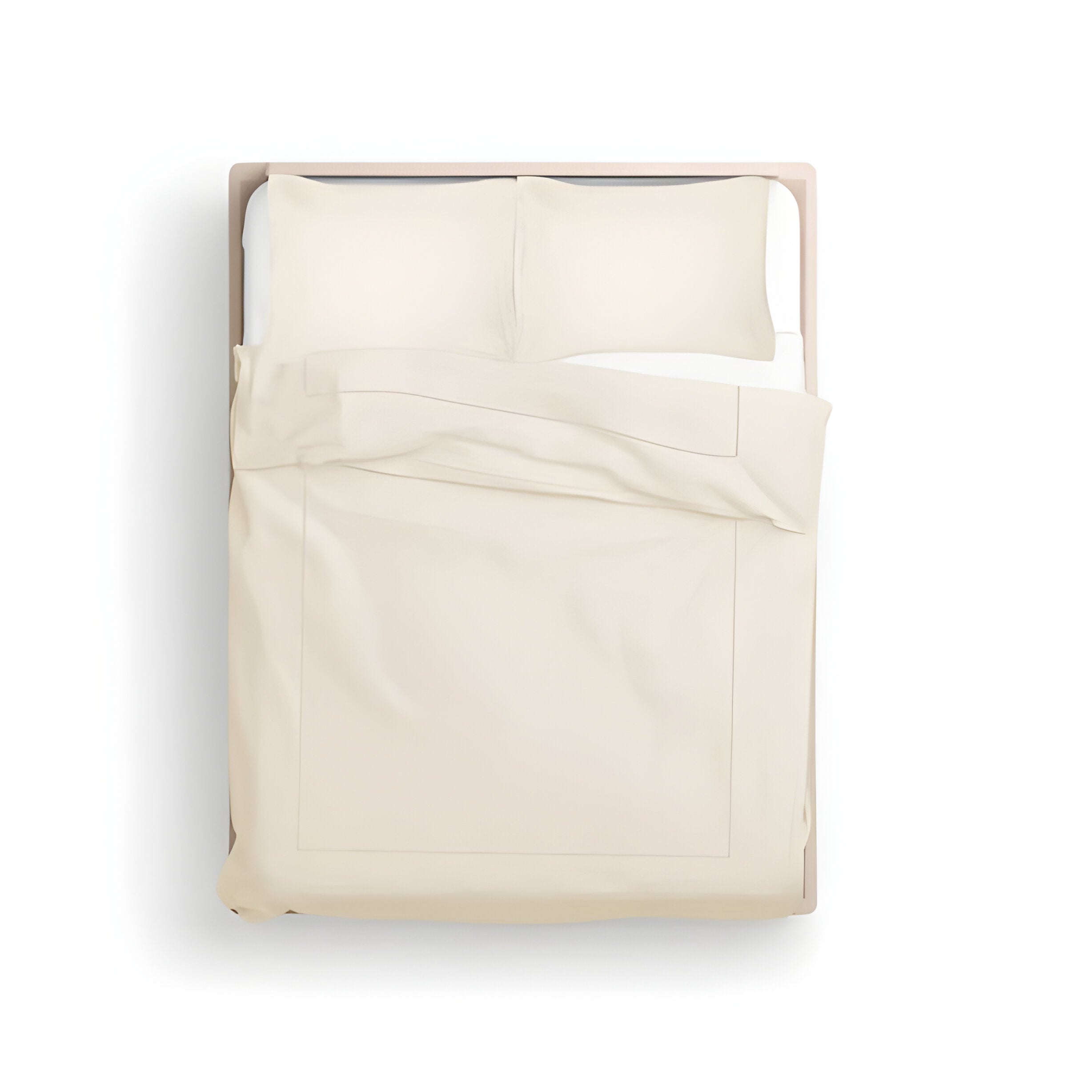 400TC Cotton Luxurious Single Embroidery Sateen Solid Duvet Cover Set