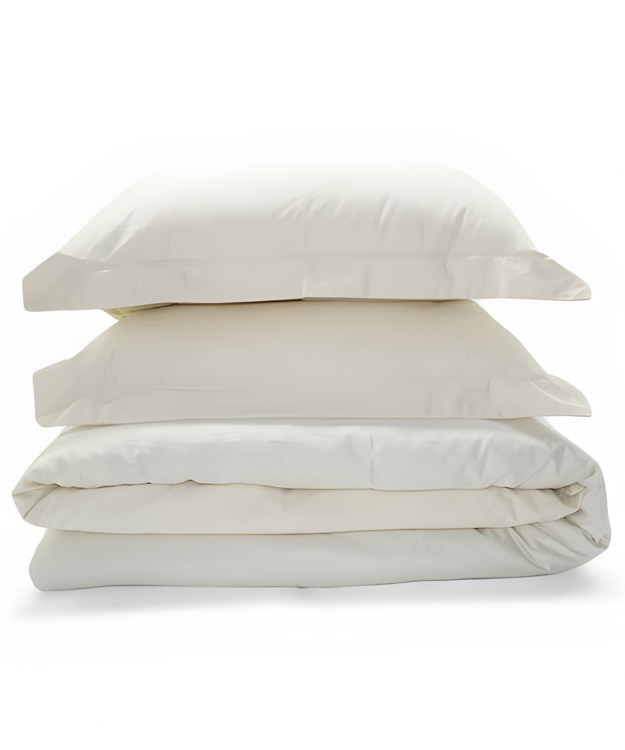 300TC Cotton Percale Solid Duvet Cover Set