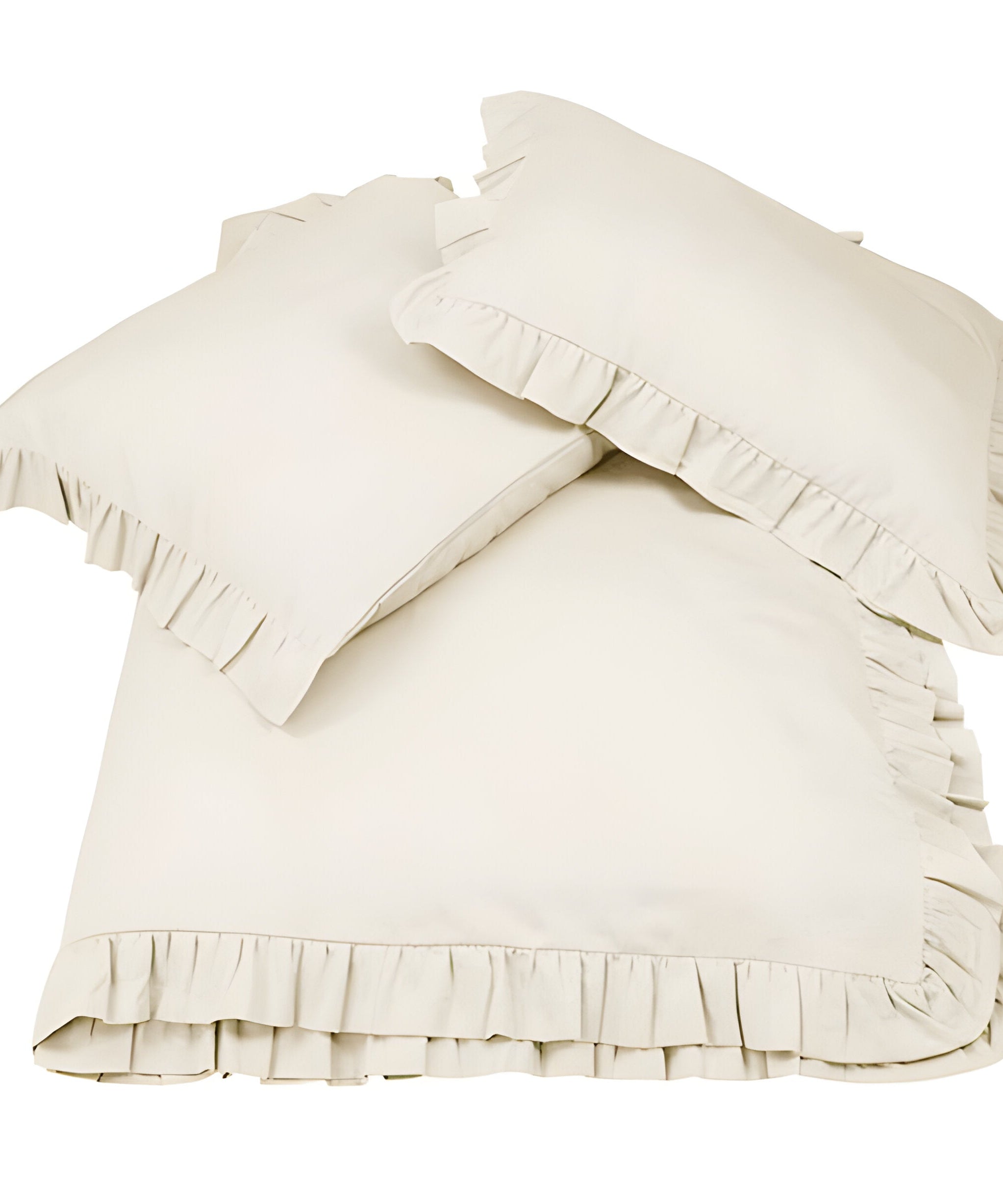 400TC Cotton Sateen Ruffle Duvet Cover Set