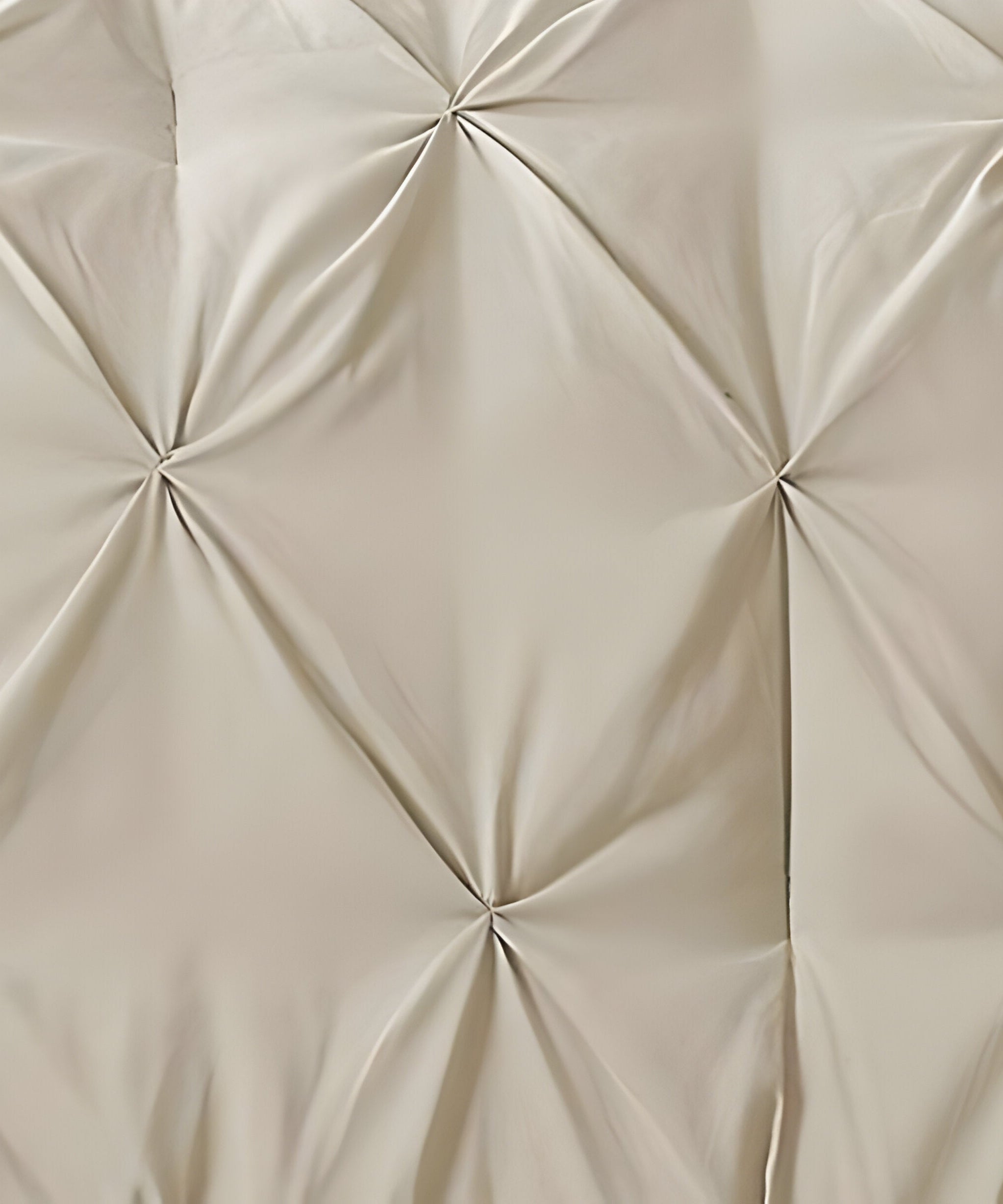 400TC Cotton Pintuck Sateen Solid Duvet Cover Set