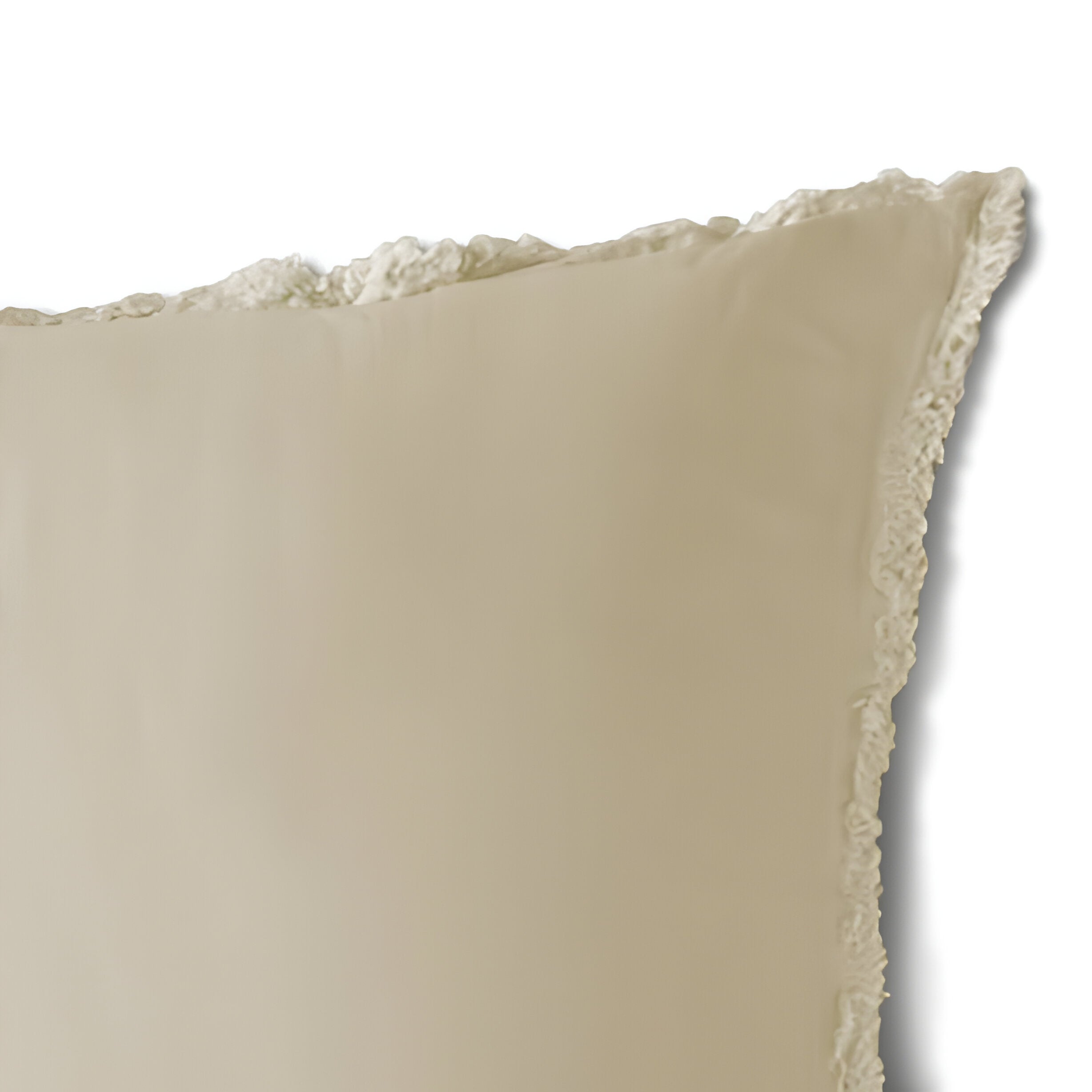 400TC Cotton Sateen Solid Fringe Duvet Cover Set