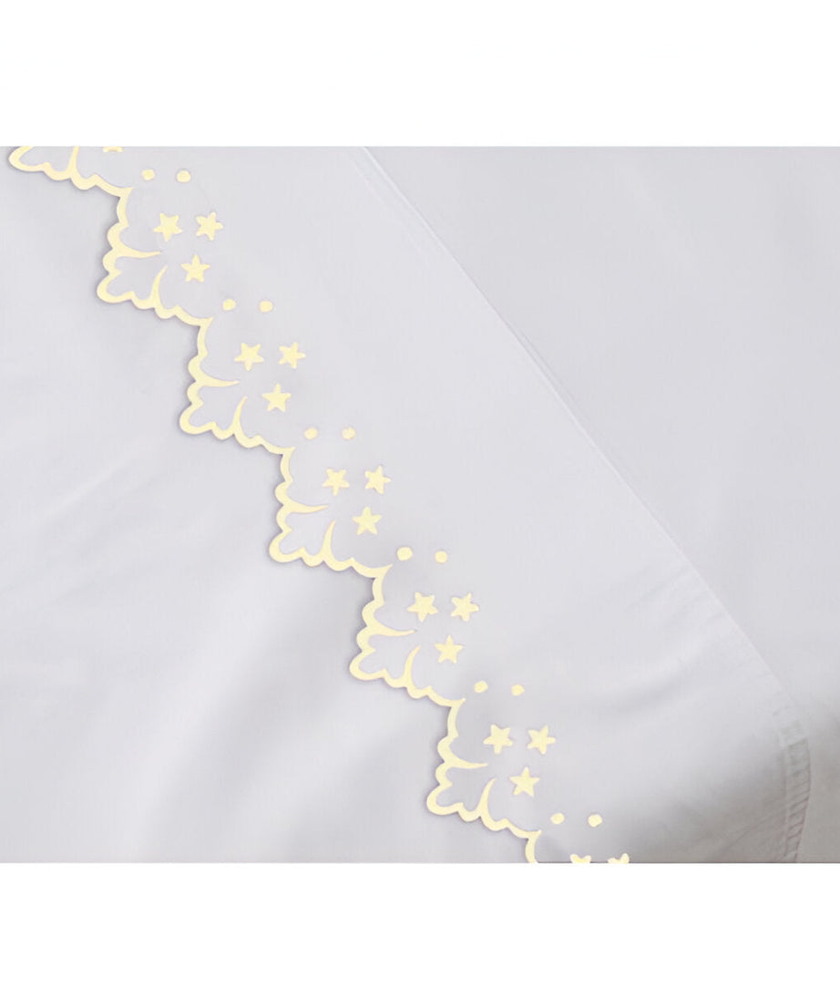 Elegant Flower Embroidered Duvet Cover Set