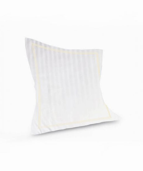 400TC Cotton Double Edge Embroidery Sateen Stripe Duvet Cover Set