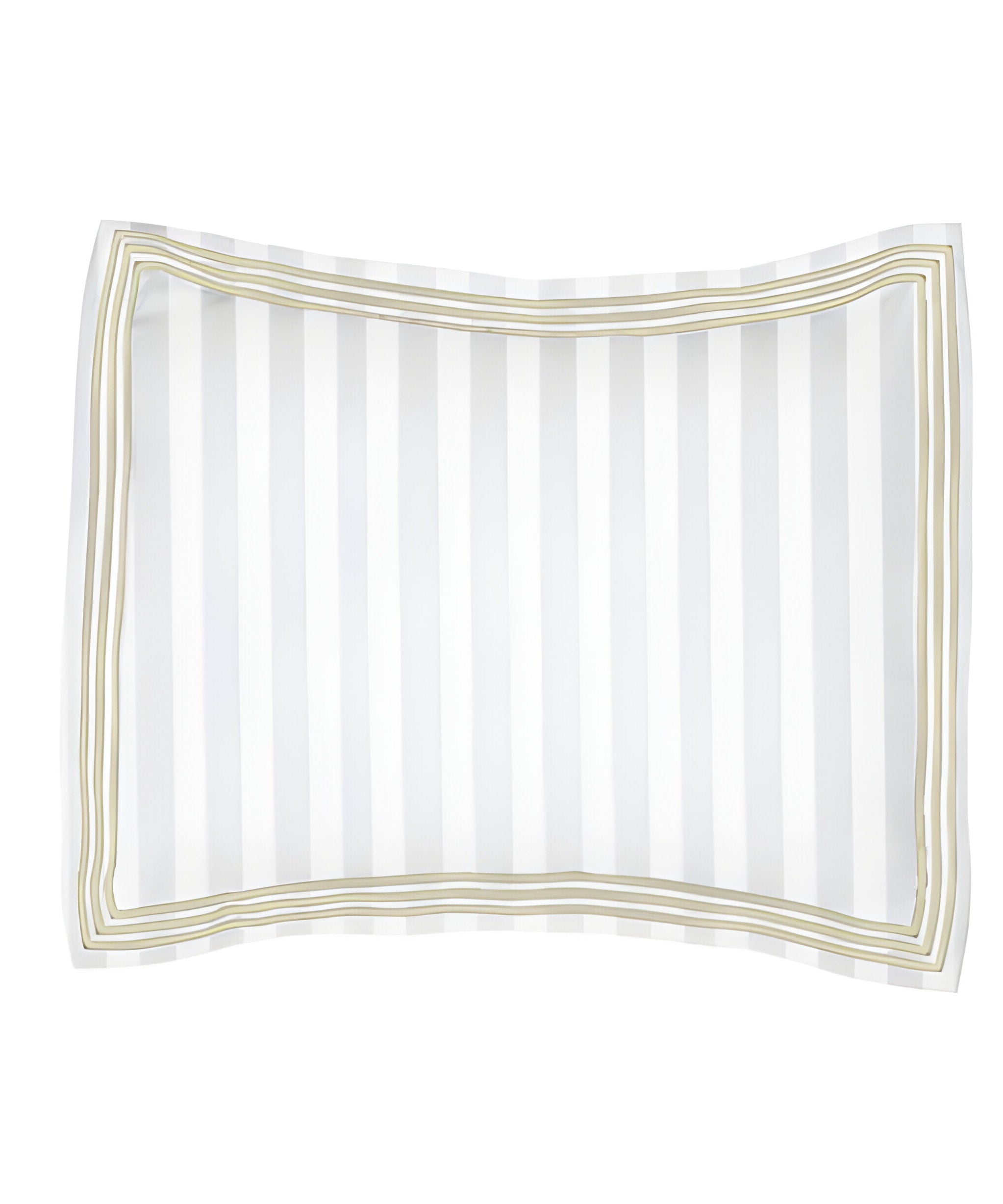 400TC Cotton Sateen Triple Edge Embroidery Stripe Duvet Cover Set