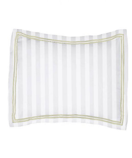 400TC Cotton Double Edge Embroidery Sateen Stripe Duvet Cover Set