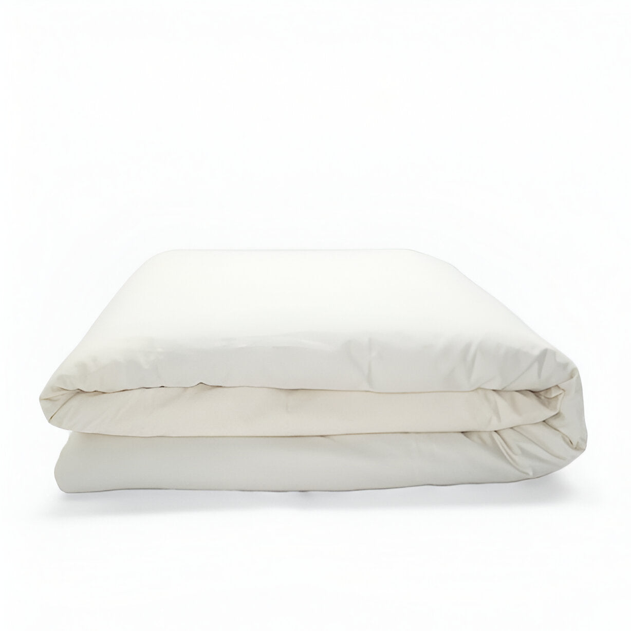 400TC Sateen Solid Cotton Round Duvet Cover Set