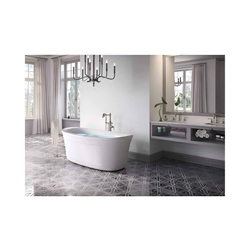 Jacuzzi Arga 67-Inch Classic Swirlpool™ Whirlpool Bathtub [JAGF6735PCL6IPW/M] (SAK85401)