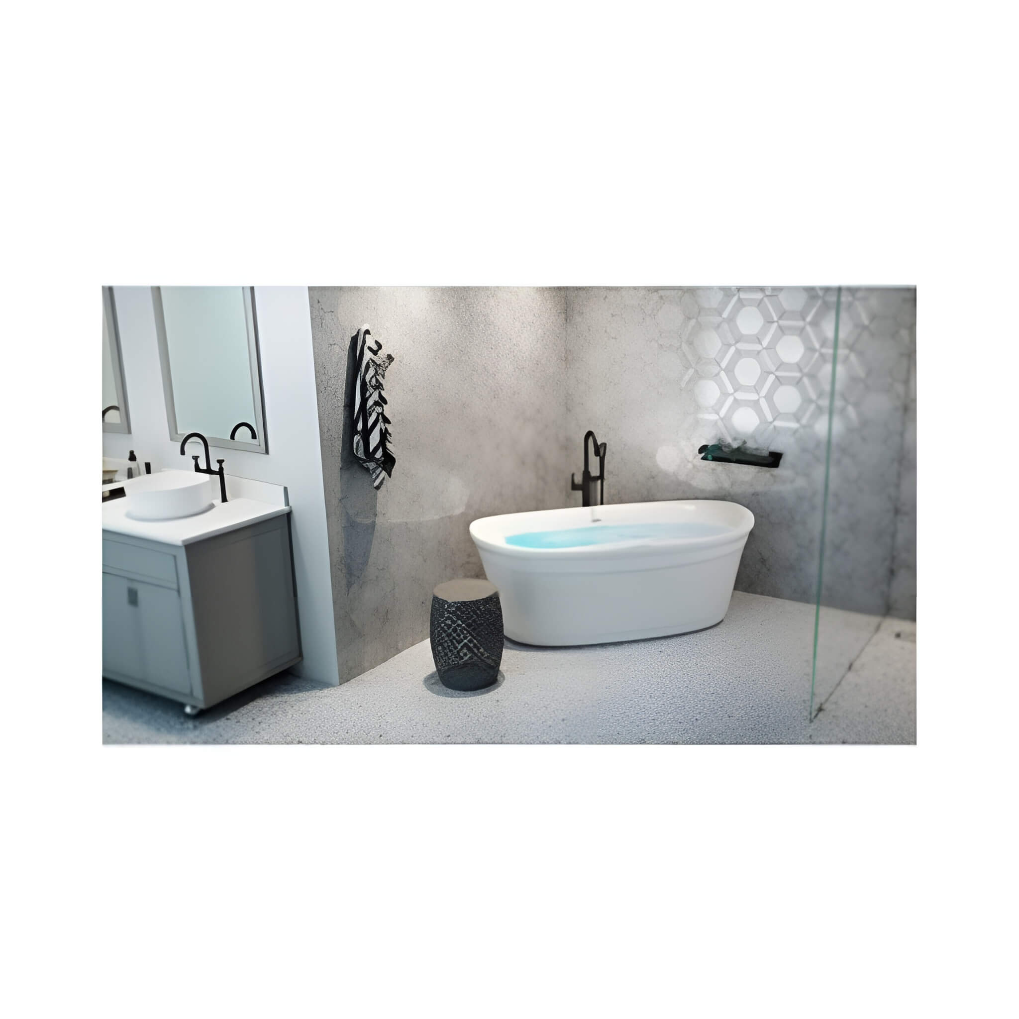 Jacuzzi Arga 67-Inch Classic Swirlpool™ Whirlpool Bathtub [JAGF6735PCL6IPW/M] (SAK85401)