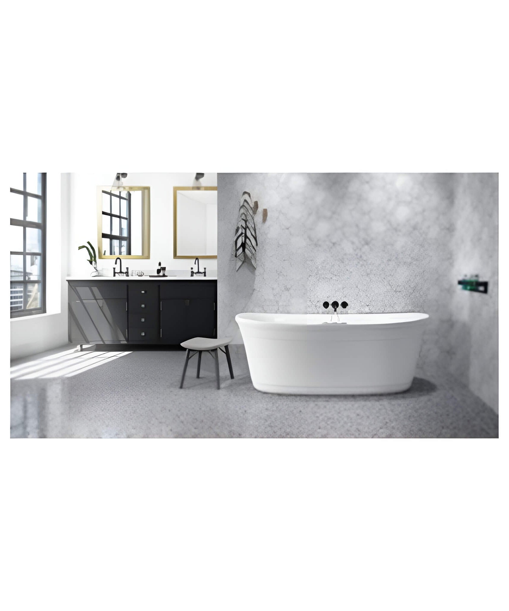 Jacuzzi Arga 67-Inch Classic Swirlpool™ Whirlpool Bathtub [JAGF6735PCL6IPW/M] (SAK85401)