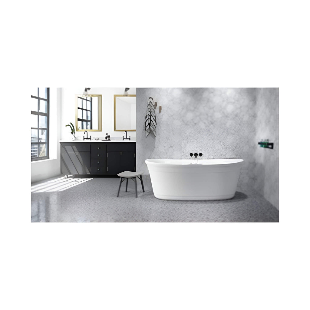 Jacuzzi Arga 67-Inch Classic Swirlpool™ Whirlpool Bathtub [JAGF6735PCL6IPW/M] (SAK85401)