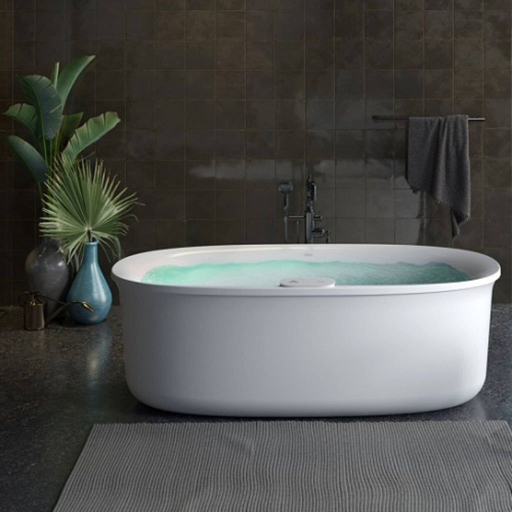 Jacuzzi Arga 69-Inch Freestanding Whirlpool Bathtub [JAGF6934PCL6IPW/M] (SAK85921)