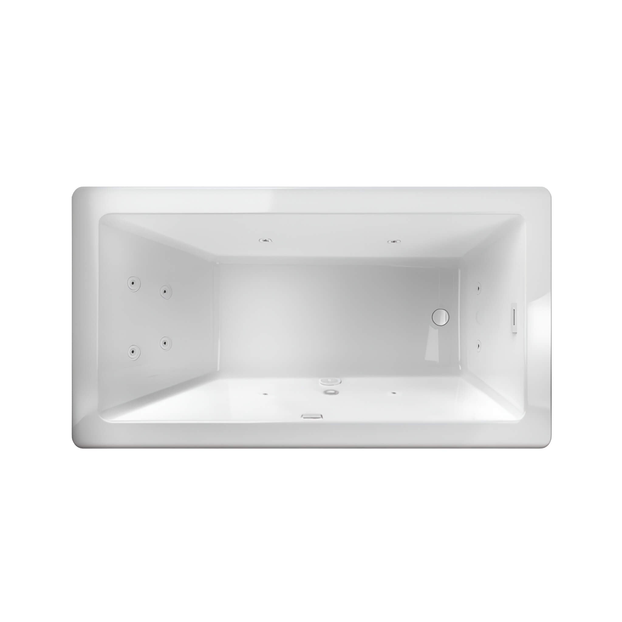 Jacuzzi Bianca 66-Inch Whirlpool Bath [JBIF6636WUR2CPWW/WC] (SAK41632)