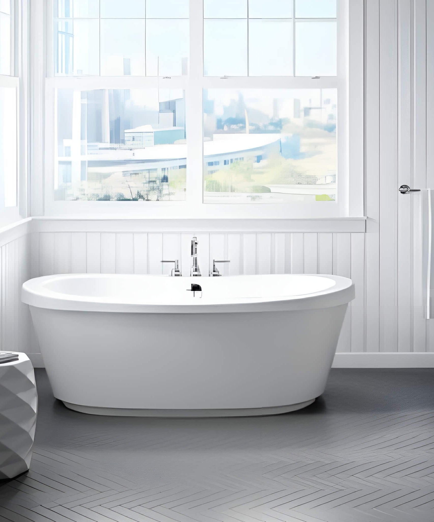Jacuzzi Bravo 66-Inch Freestanding Air Tub [JBRF6636ACX2XXW/B/Y] (SAK95865)