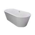 Jacuzzi Celeste 70-Inch Freestanding Ergonomic Soaking Tub [JCEF7032BCXXXXW/G] (SAK50243)