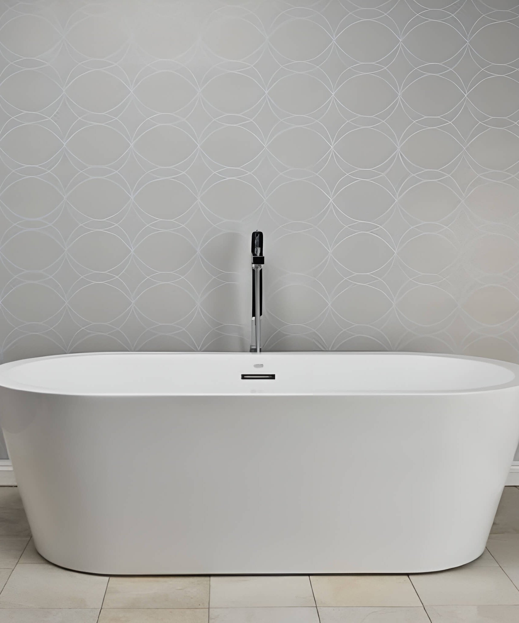 Jacuzzi Celeste 70-Inch Freestanding Ergonomic Soaking Tub [JCEF7032BCXXXXW/G] (SAK50243)