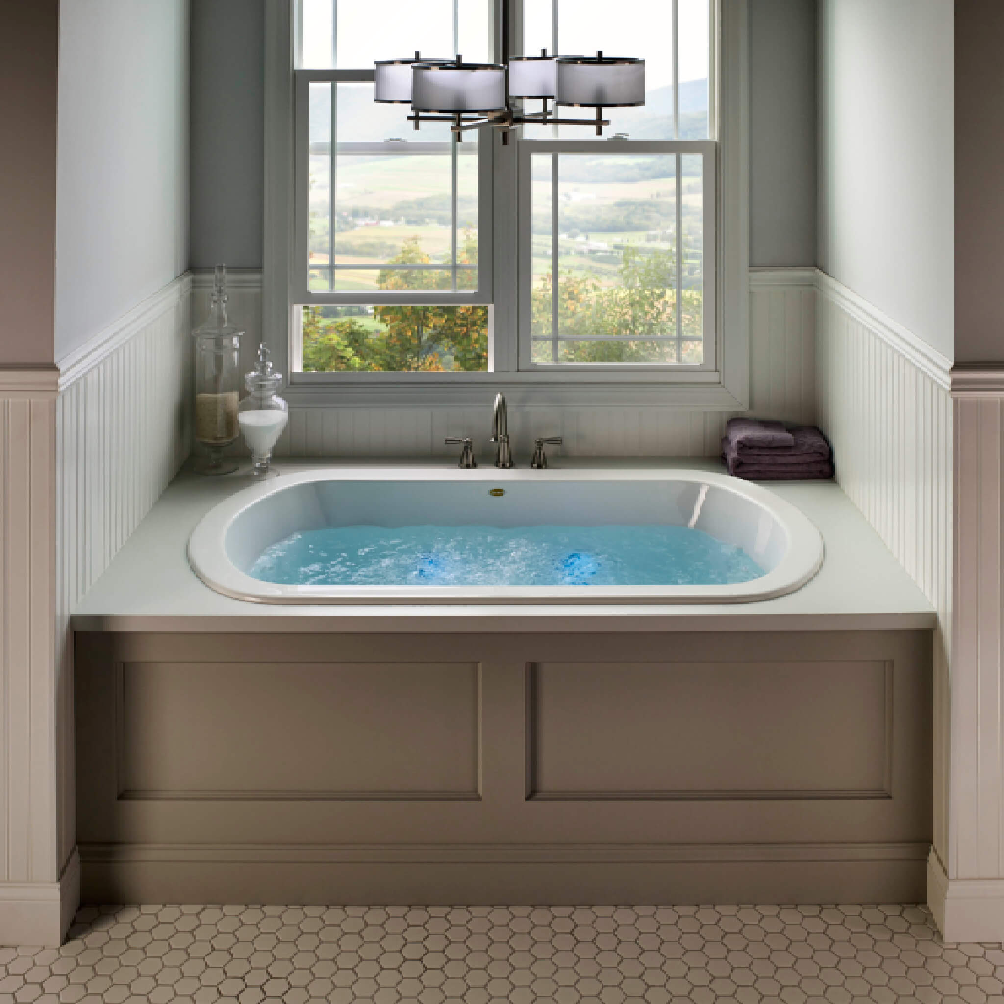 Jacuzzi Duetta" 66-Inch Drop-In Air Tub With Right Pump [JDUE6642ACR4CXW/Y] (SAK65647)