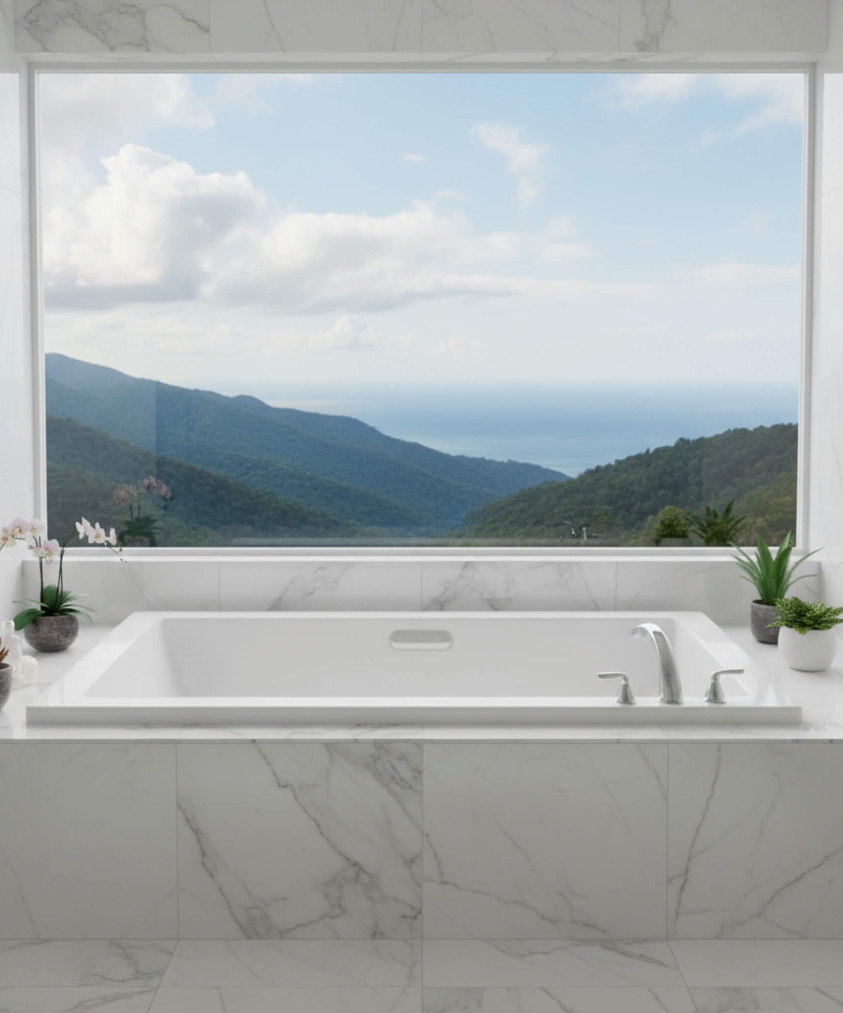 Jacuzzi Elara 66-Inch Rectangle Drop-In Whirlpool Bath [JELL6636WLR2HXWW/YY] (SAK42318)