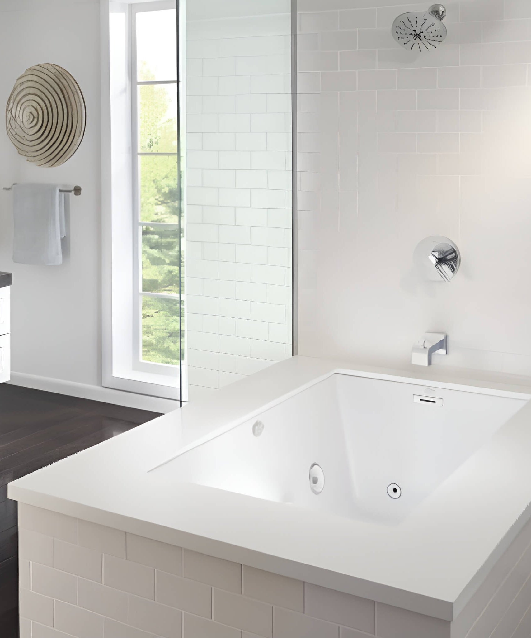 Jacuzzi Elara 72-Inch Drop-In Acrylic Air Tub [JELA7242ALR4CXW/Y] (SAK86271)