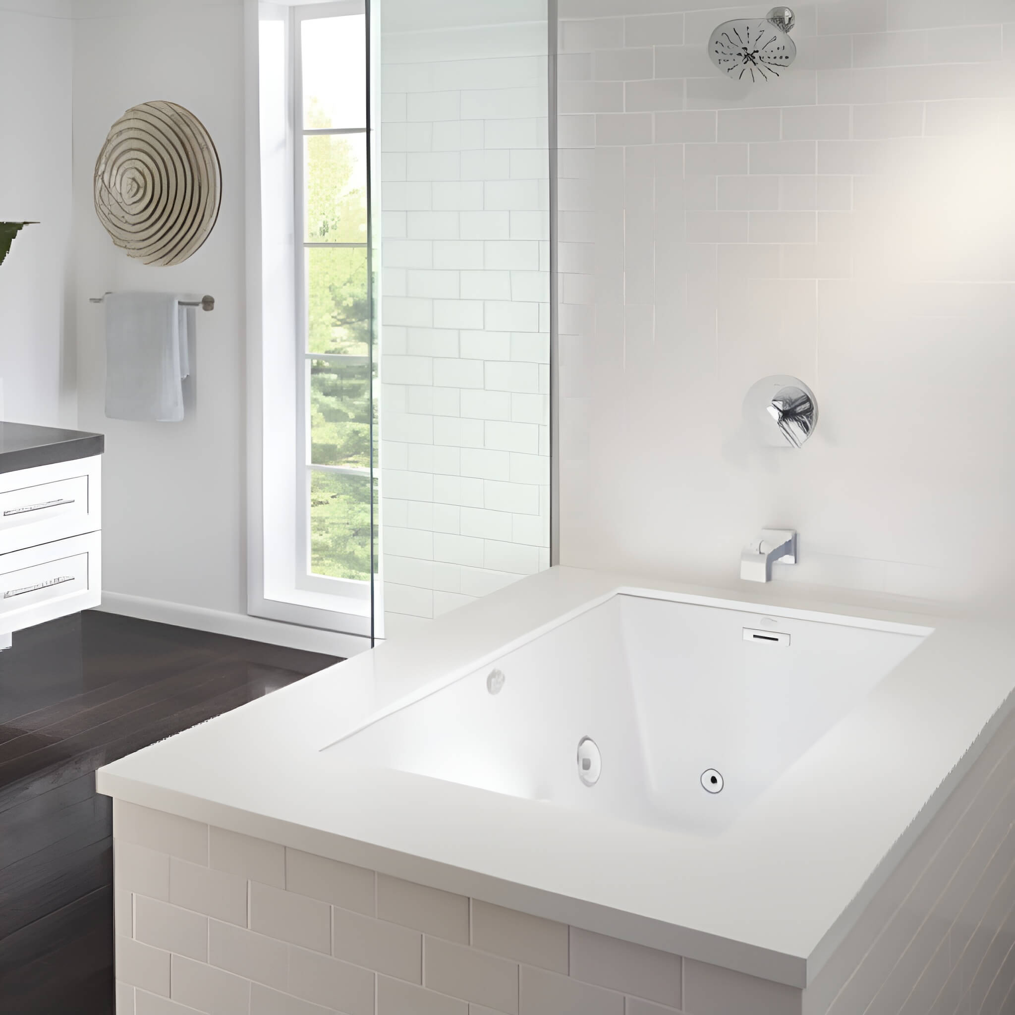 Jacuzzi Elara 72-Inch Drop-In Acrylic Air Tub [JELA7242ALR4CXW/Y] (SAK86271)