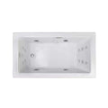 Jacuzzi Elara 72-Inch Rectangle Acrylic Drop-In Whirlpool Bath [JELA7236WLR2XX] (SAK18546)