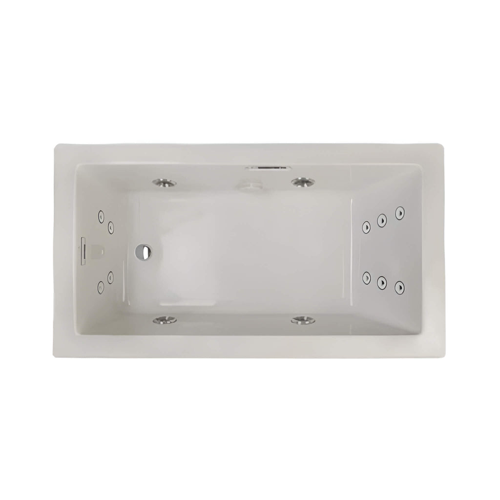 Jacuzzi Elara 72-Inch Rectangle Whirlpool Bathtub With Left Drain [JELA7236WLR2HX] (SAK61507)