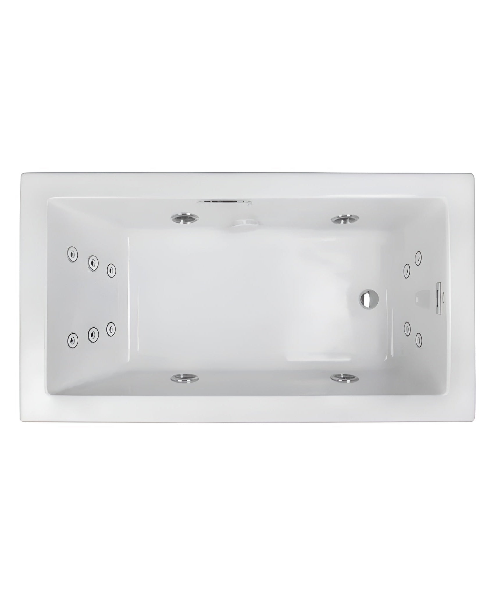 Jacuzzi Elara 72-Inch Drop-In Whirlpool Bathtub With 10 AccuPro Jet [JELA7242WRL2HX] (SAK32651)