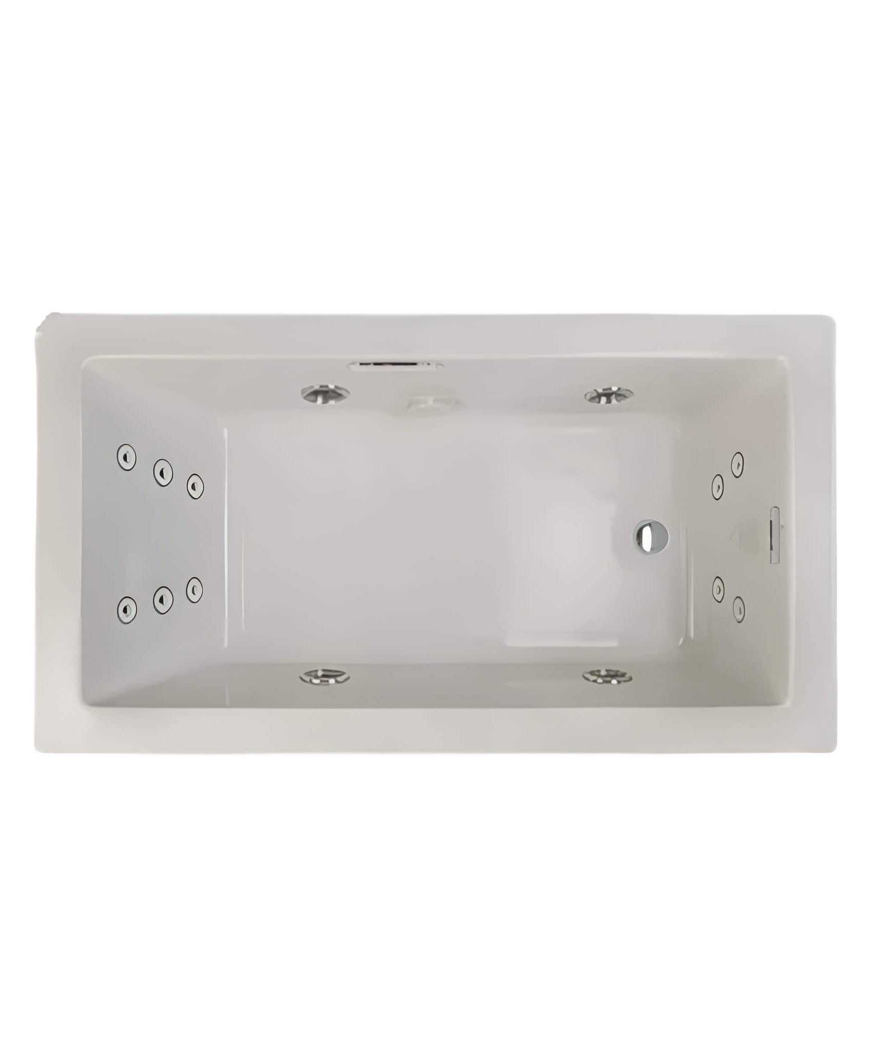 Jacuzzi Elara 72-Inch Drop-In Whirlpool Bathtub With 10 AccuPro Jet [JELA7242WRL2HX] (SAK32651)