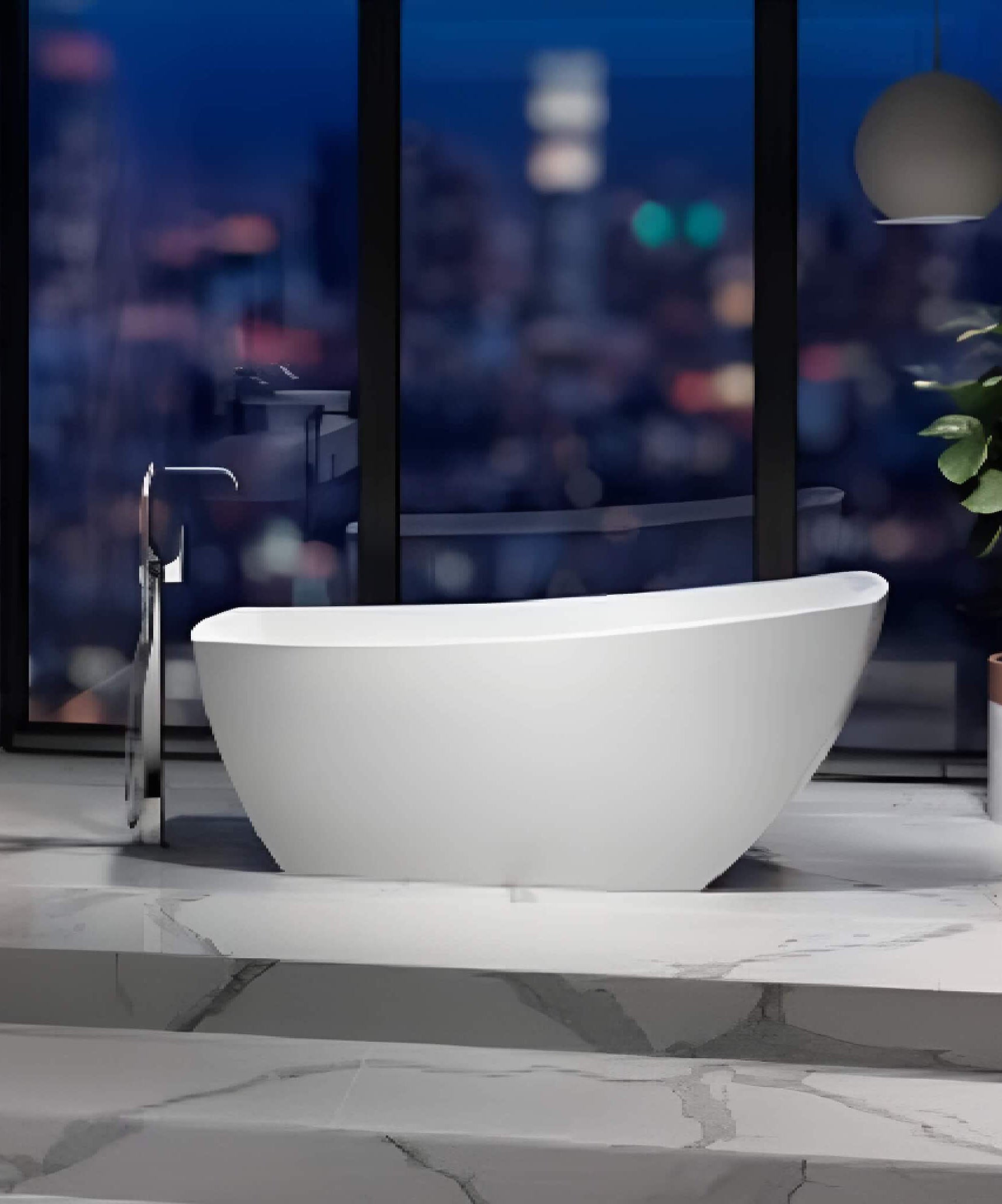 Jacuzzi Stella Unique Size Soaking Tub [JSTF6731BUXXXXW/G] (SAK70841)